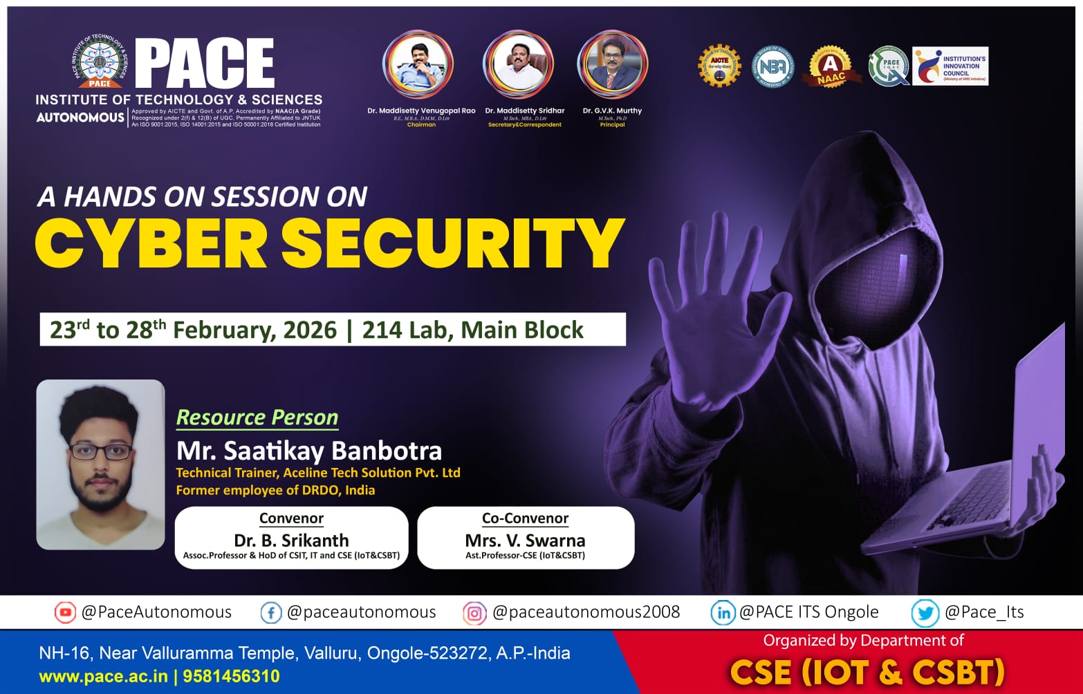 6- Day workshop on Cyber Security